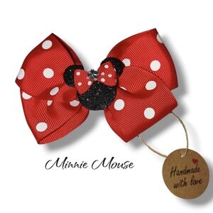 Minnie Mouse Inspired Hair Accessory Set (4 pc)
